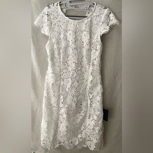 Lulus - Romance Language Backless Crochet Lace Dress (L) NWT